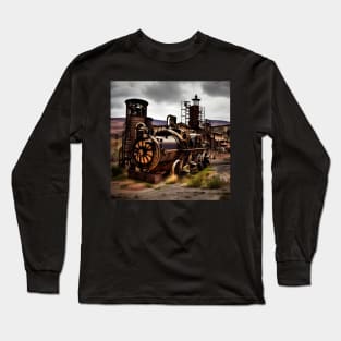 Steampunk train Long Sleeve T-Shirt